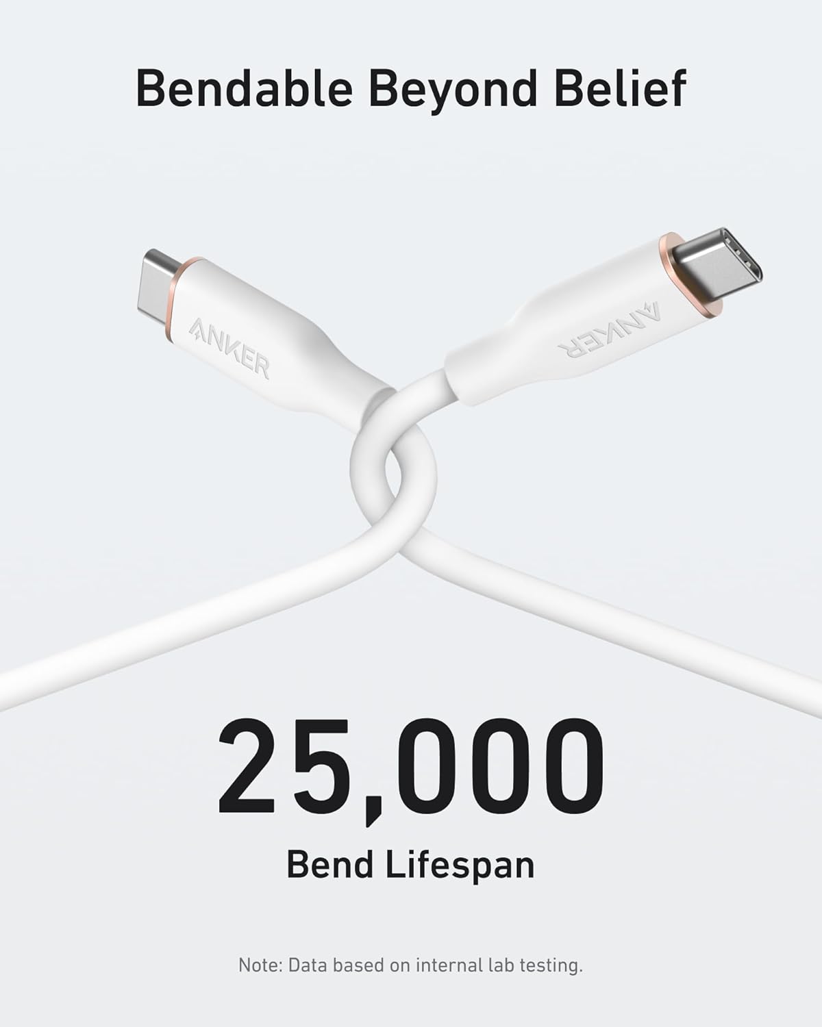 Anker <b>643</b> USB-C to USB-C Cable (Flow, Silicone) - The Coin Has A Say