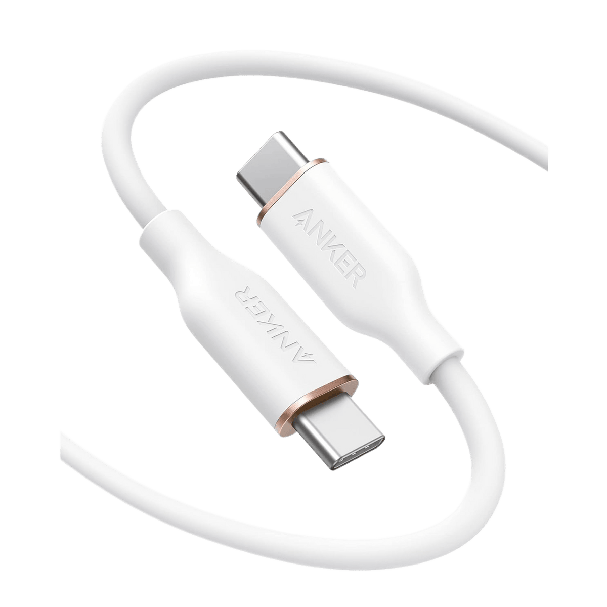 Anker <b>643</b> USB-C to USB-C Cable (Flow, Silicone) - The Coin Has A Say