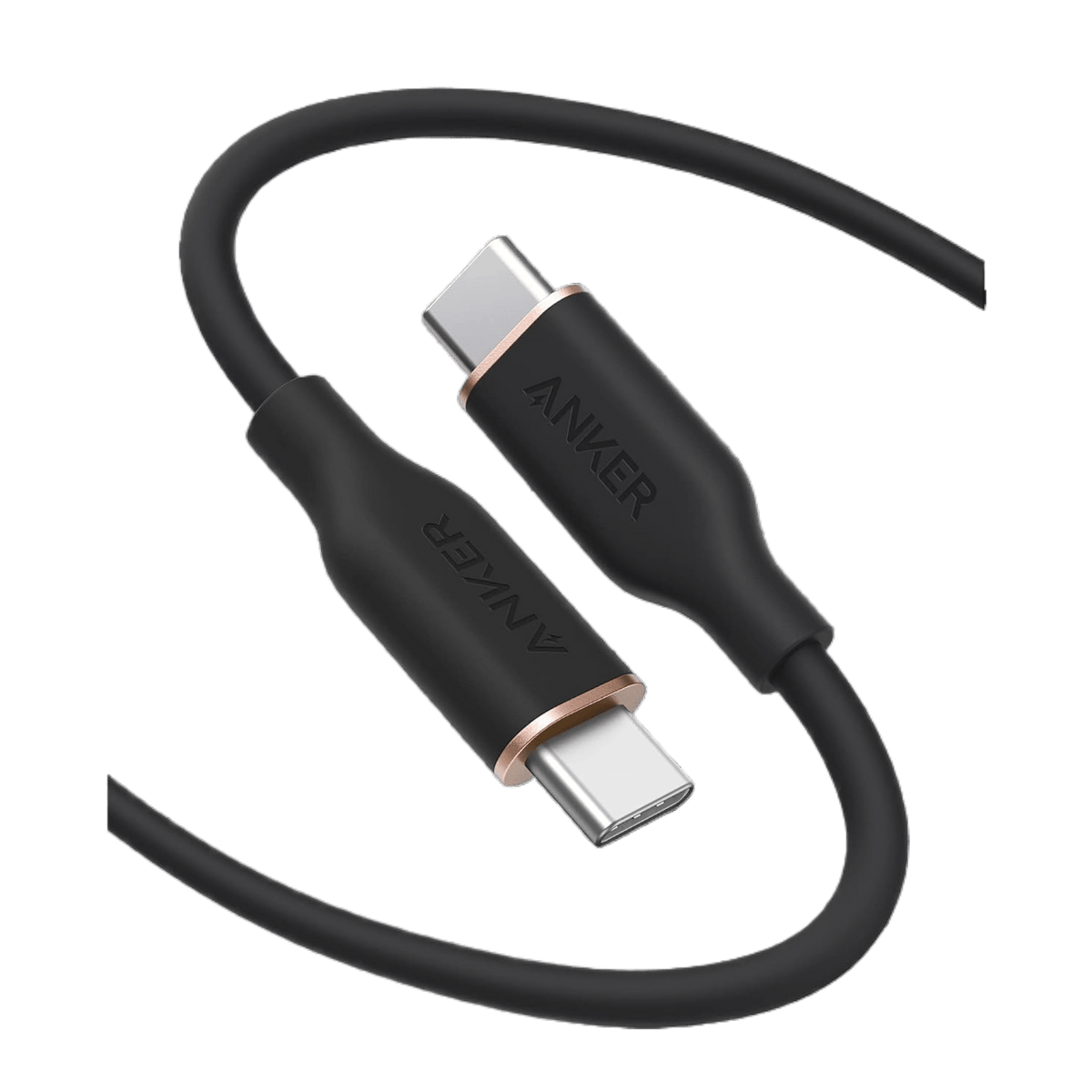 Anker <b>643</b> USB-C to USB-C Cable (Flow, Silicone) - The Coin Has A Say