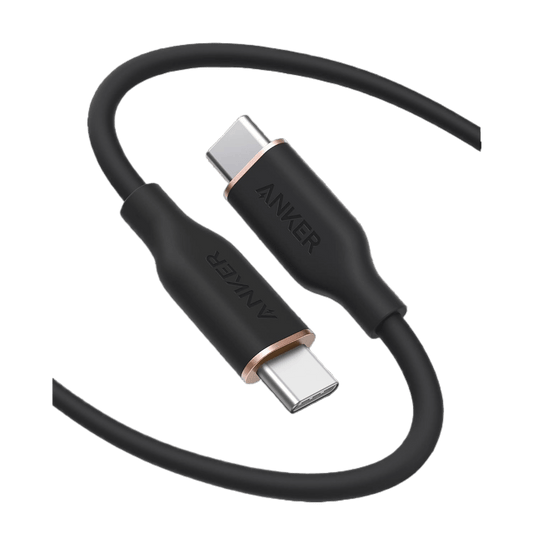 Anker <b>643</b> USB-C to USB-C Cable (Flow, Silicone) - The Coin Has A Say