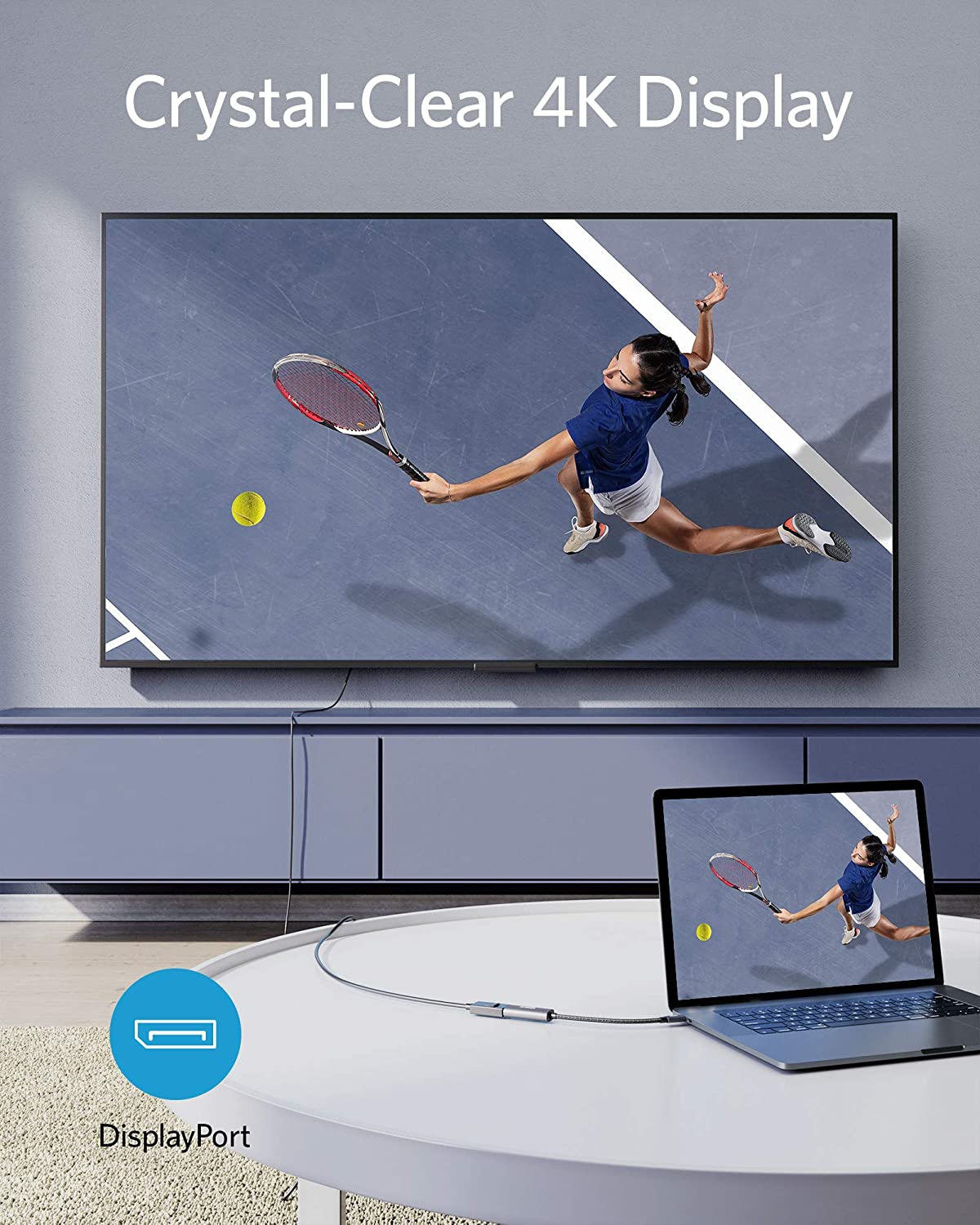 Anker <b>PowerExpand</b> USB-C to DisplayPort Adapter - The Coin Has A Say