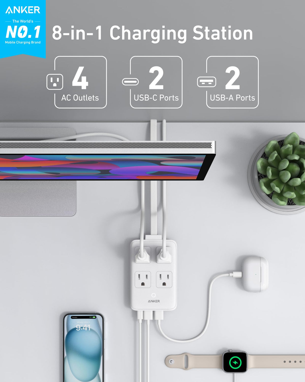 Anker Charging Station (8-in-1, 20W) - The Coin Has A Say