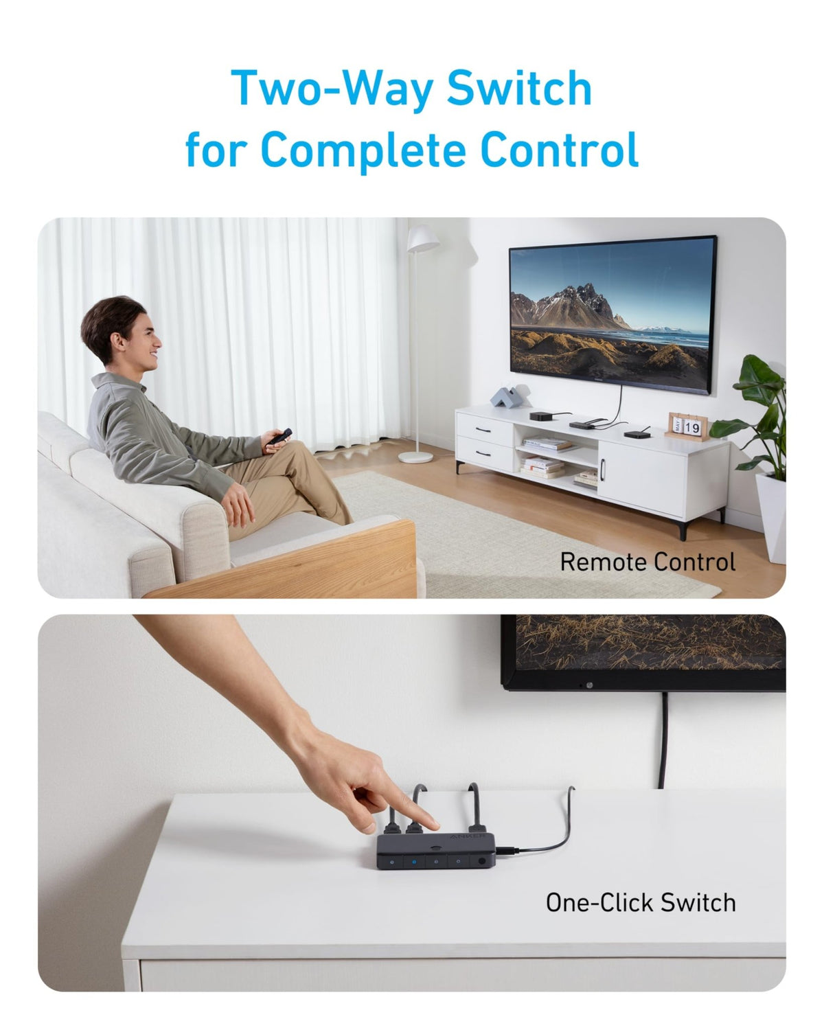 Anker HDMI Switch (4 in 1 Out, 4K HDMI) - The Coin Has A Say