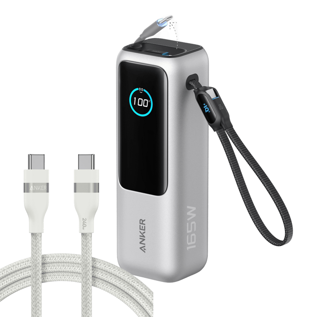 Anker Laptop Power Bank (25K, 165W, Built-In and Retractable Cables) - The Coin Has A Say