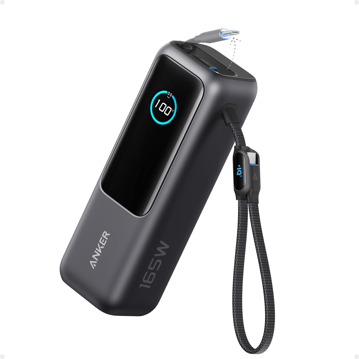 Anker Laptop Power Bank (25K, 165W, Built-In and Retractable Cables) - The Coin Has A Say