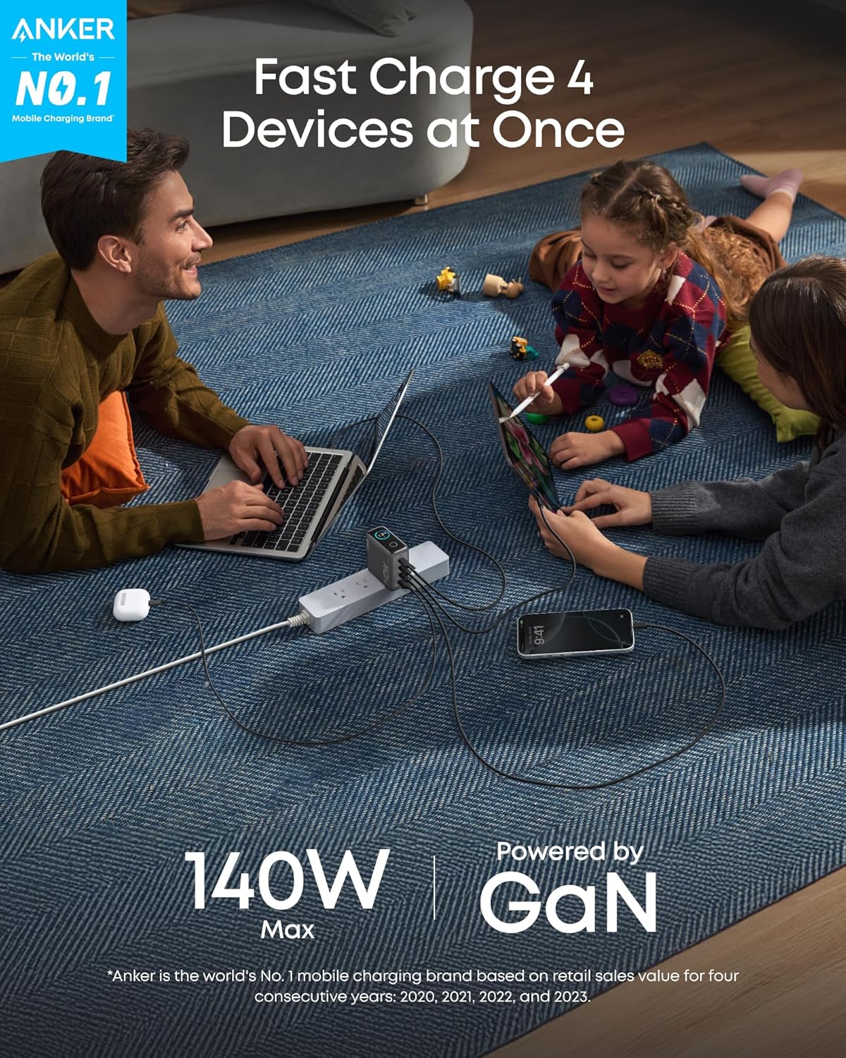 Anker Laptop Power Bank (25K, 165W, Built-In and Retractable Cables) - The Coin Has A Say