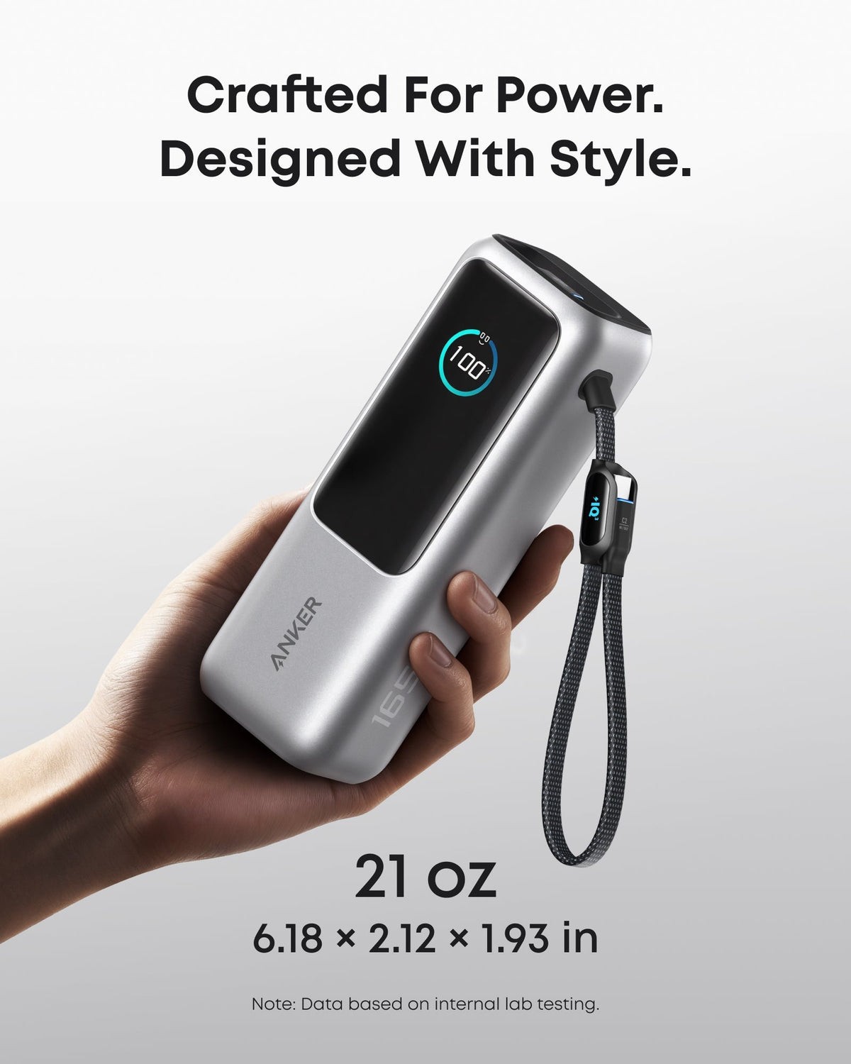 Anker Laptop Power Bank (25K, 165W, Built-In and Retractable Cables) - The Coin Has A Say