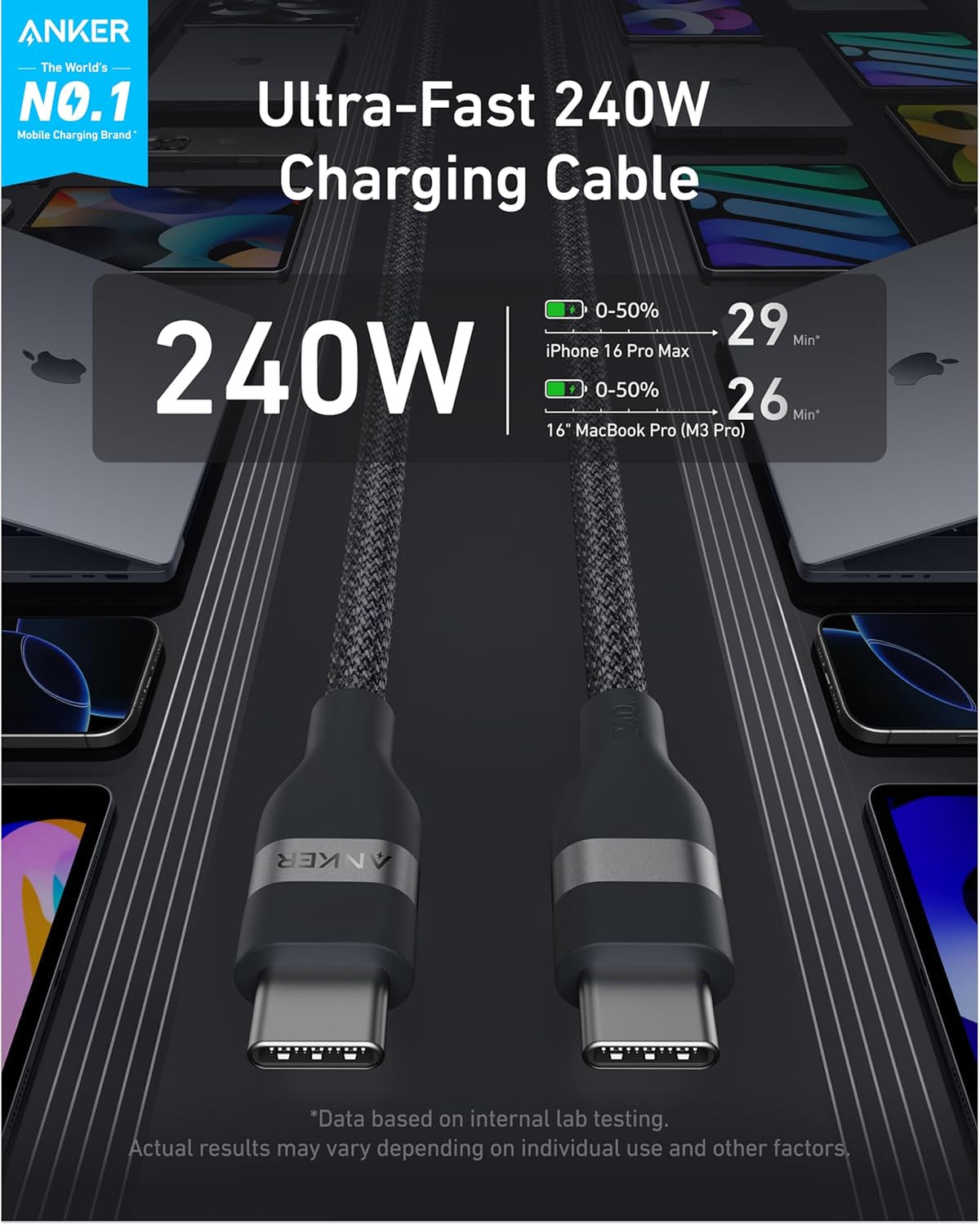 Anker Laptop Power Bank (25K, 165W, Built-In and Retractable Cables) - The Coin Has A Say