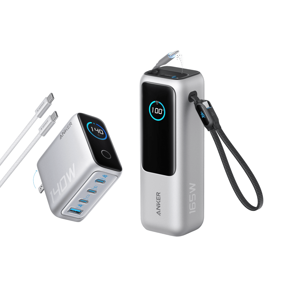 Anker Laptop Power Bank (25K, 165W, Built-In and Retractable Cables) - The Coin Has A Say