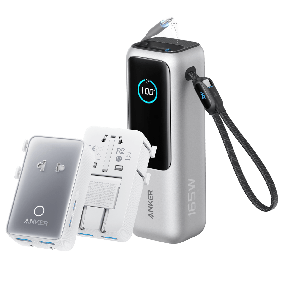 Anker Laptop Power Bank (25K, 165W, Built-In and Retractable Cables) - The Coin Has A Say