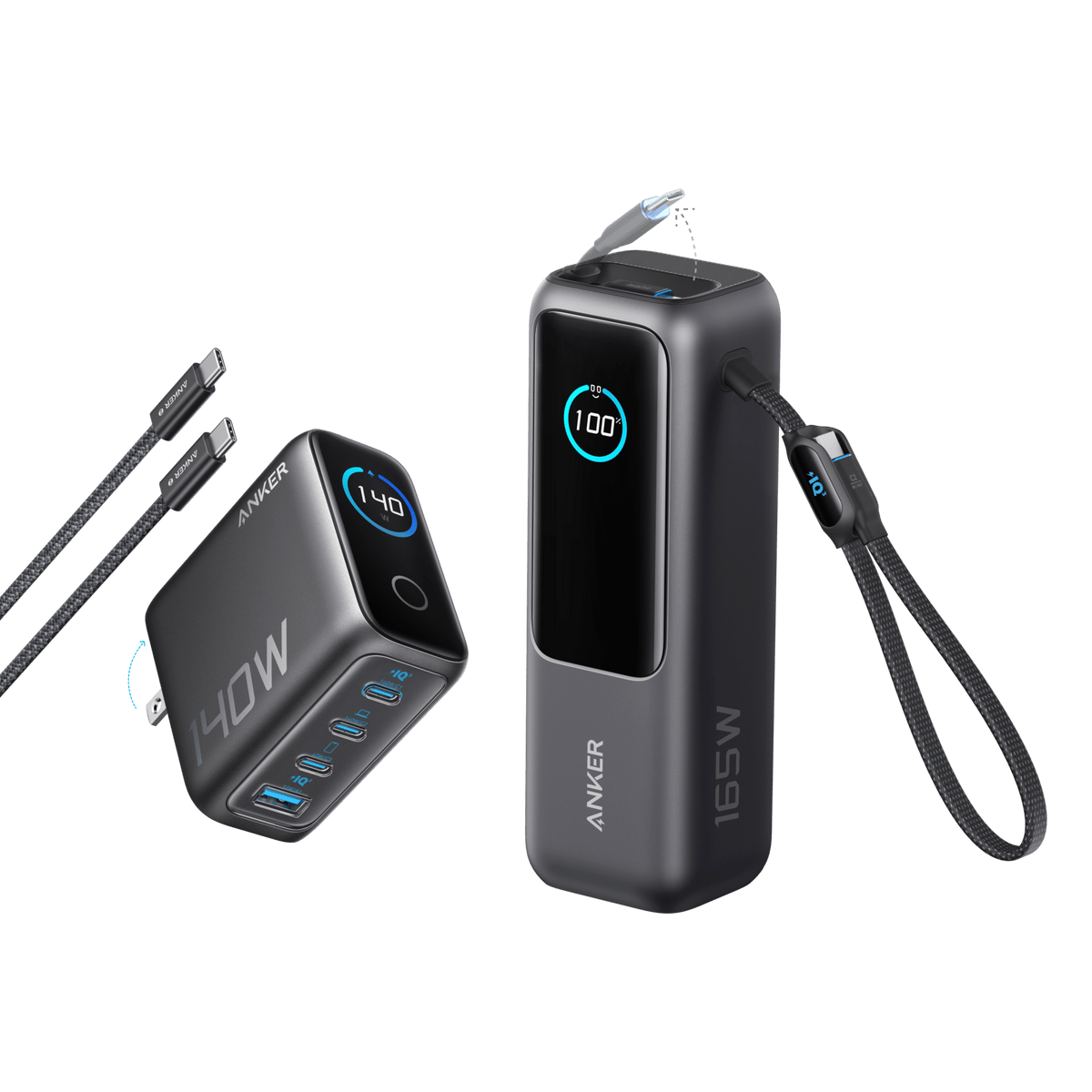 Anker Laptop Power Bank (25K, 165W, Built-In and Retractable Cables) - The Coin Has A Say