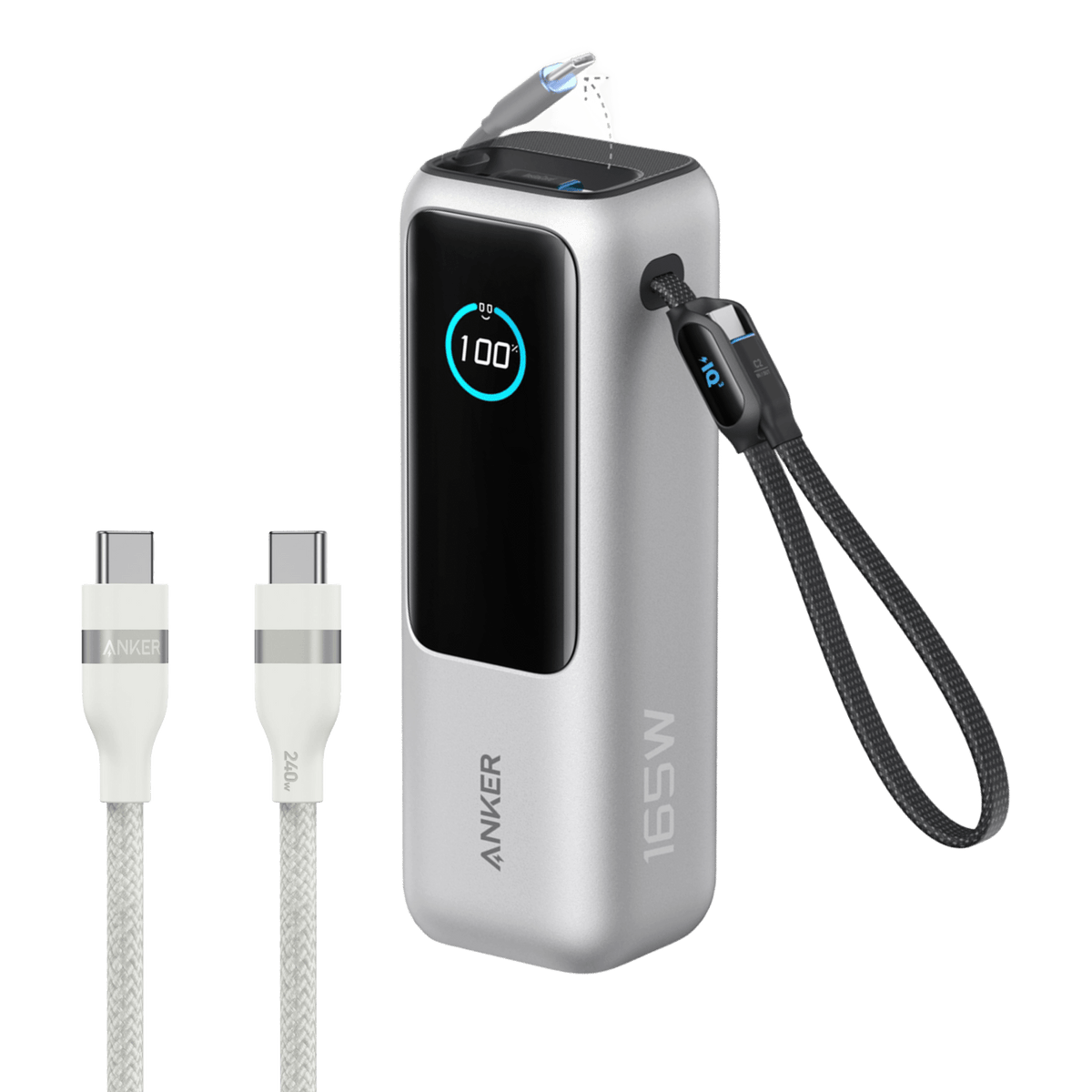 Anker Laptop Power Bank (25K, 165W, Built-In and Retractable Cables) - The Coin Has A Say