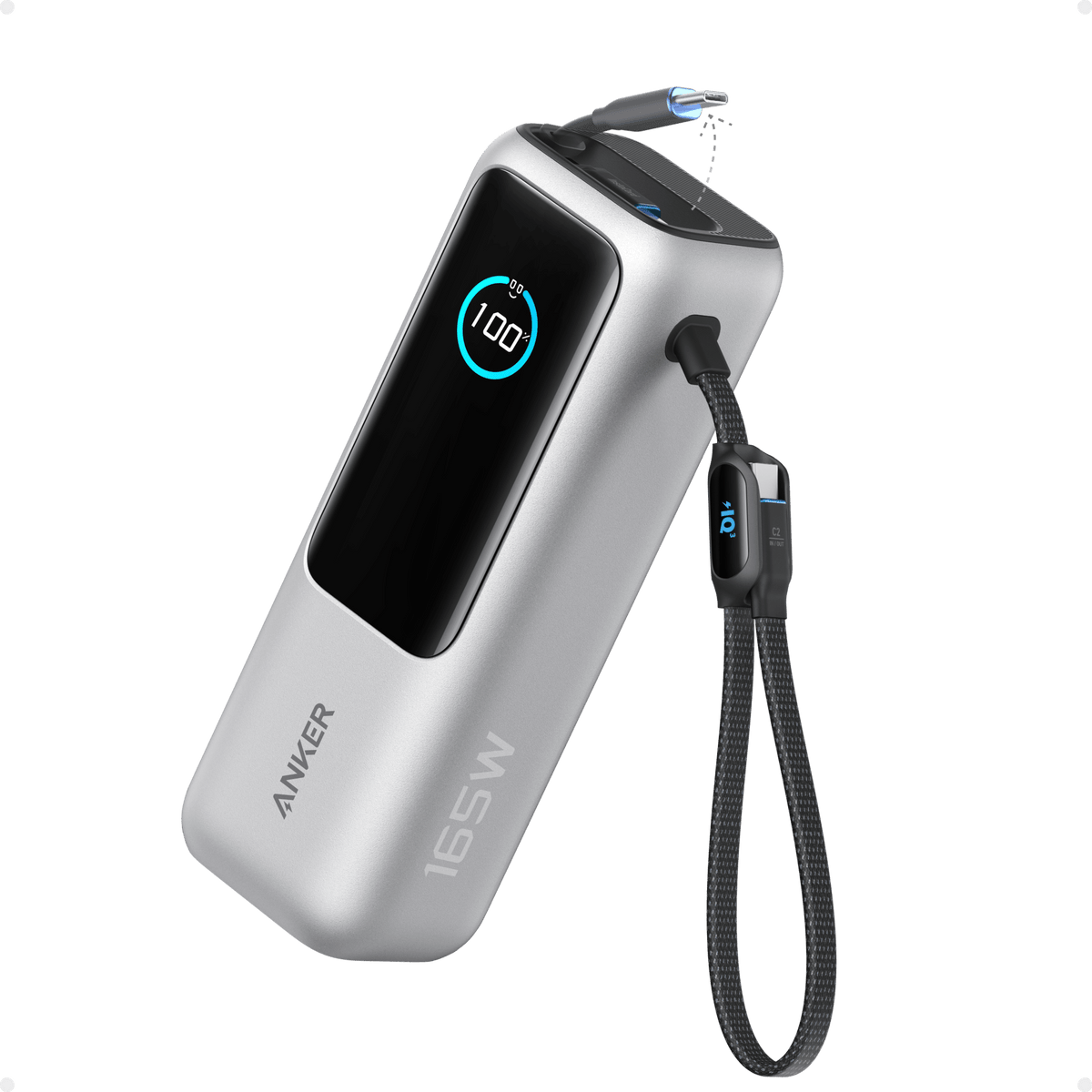Anker Laptop Power Bank (25K, 165W, Built-In and Retractable Cables) - The Coin Has A Say