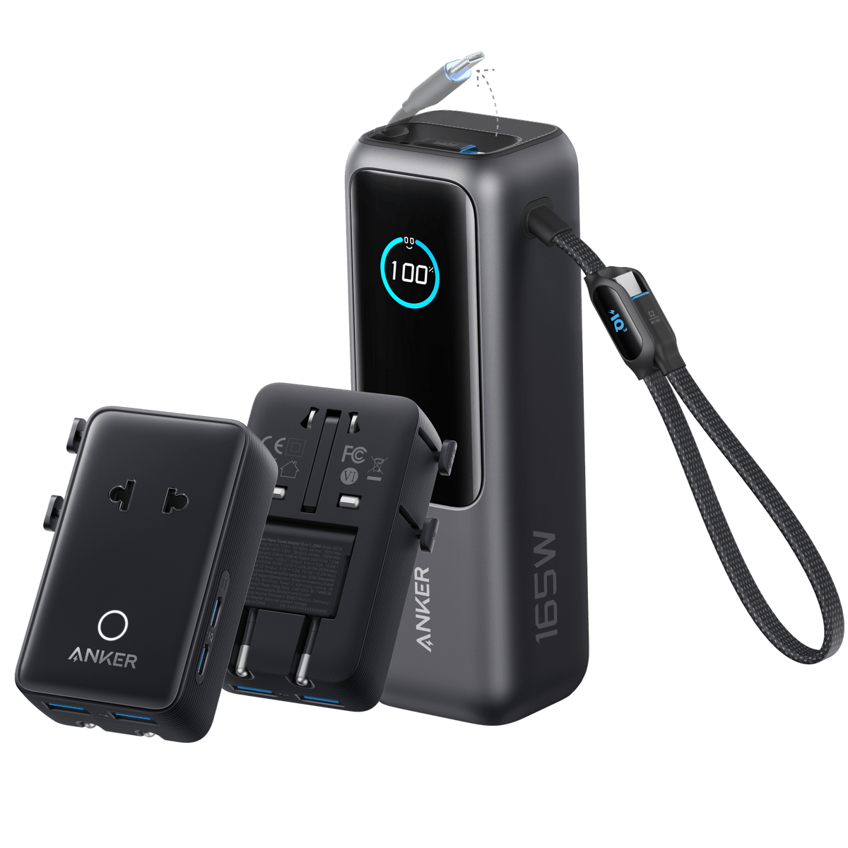 Anker Laptop Power Bank (25K, 165W, Built-In and Retractable Cables) - The Coin Has A Say
