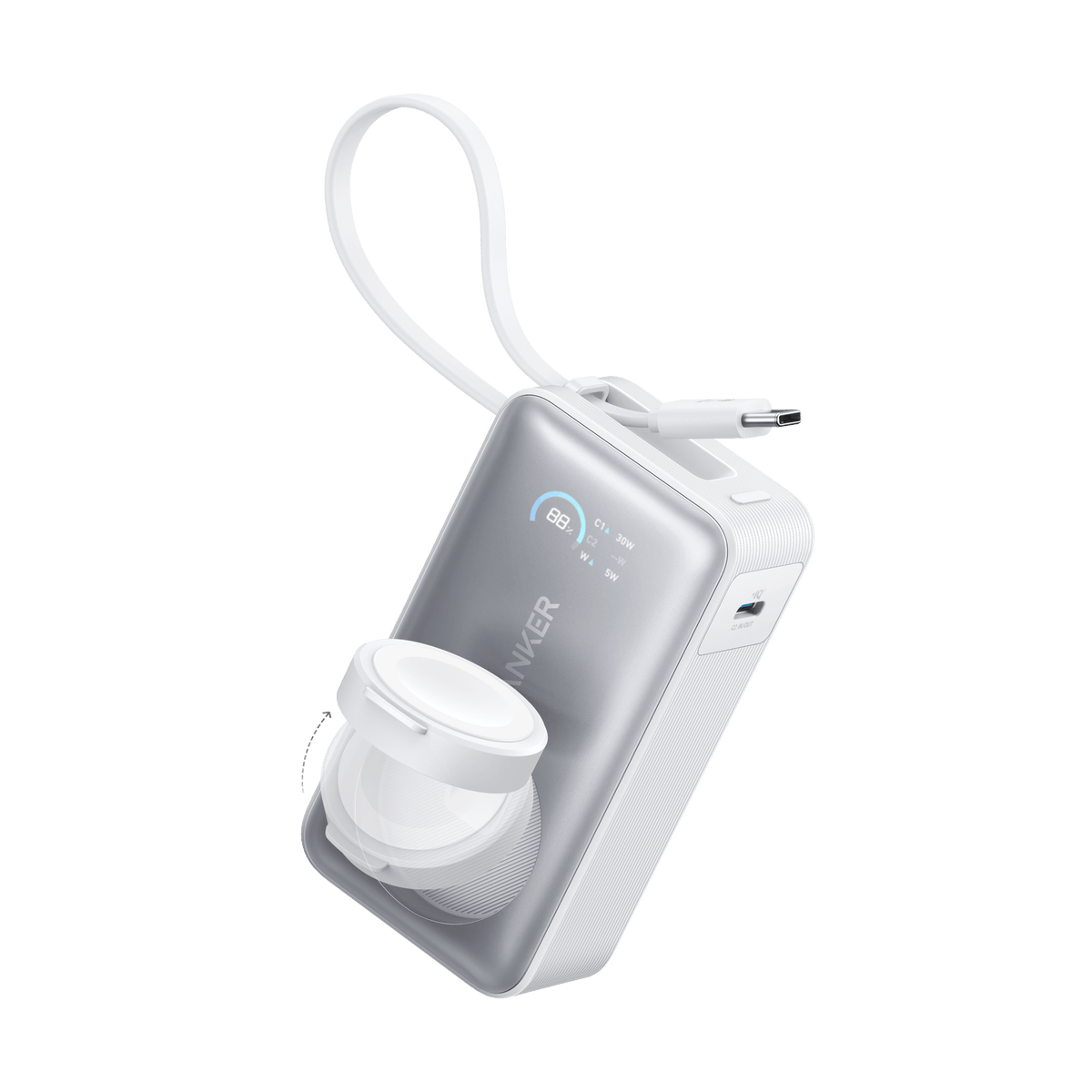 Anker MagGo Power Bank (10K, 35W, For Apple Watch) - The Coin Has A Say