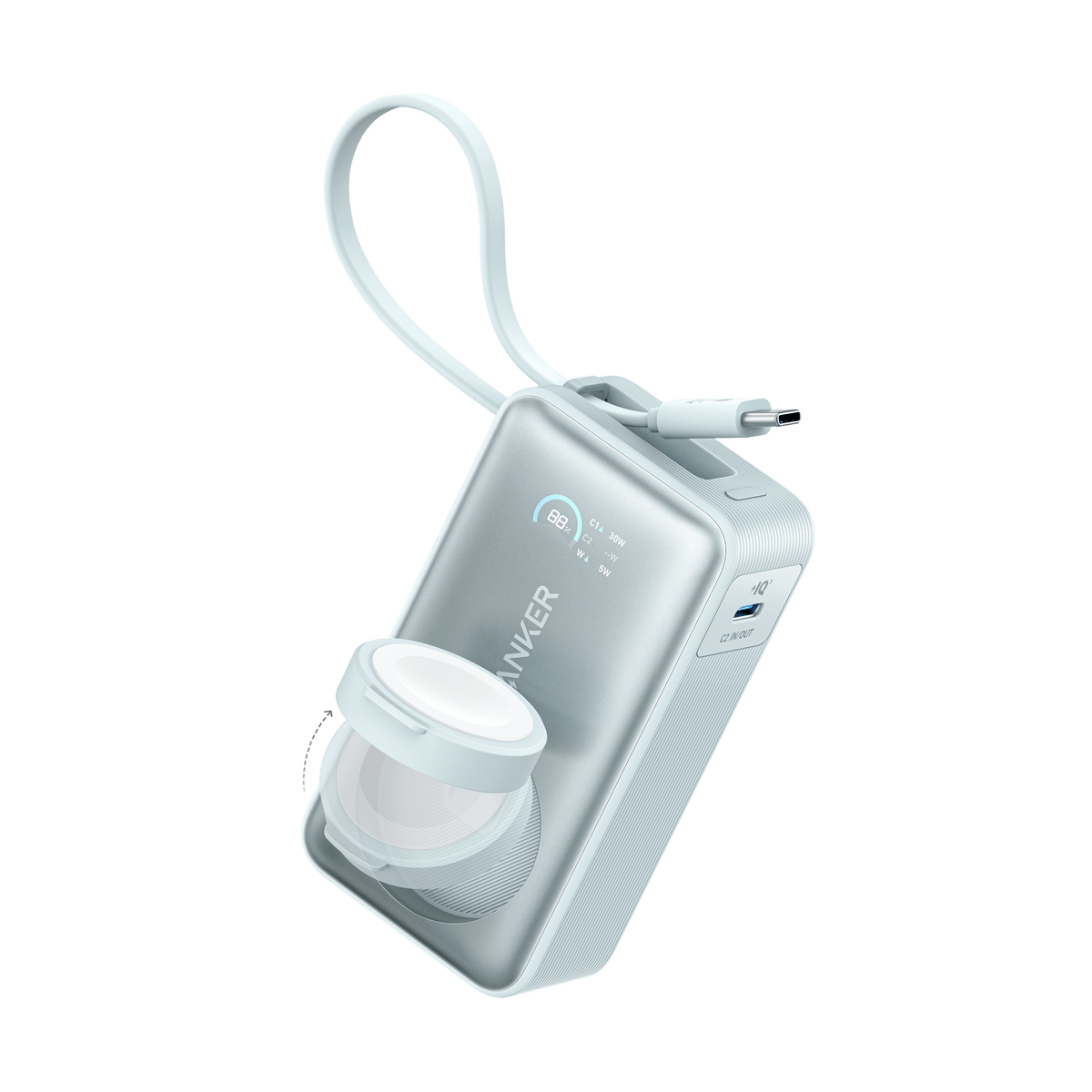 Anker MagGo Power Bank (10K, 35W, For Apple Watch) - The Coin Has A Say