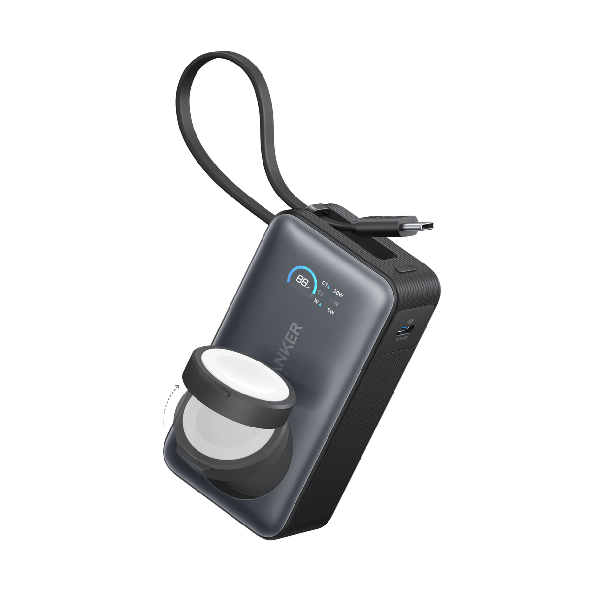 Anker MagGo Power Bank (10K, 35W, For Apple Watch) - The Coin Has A Say
