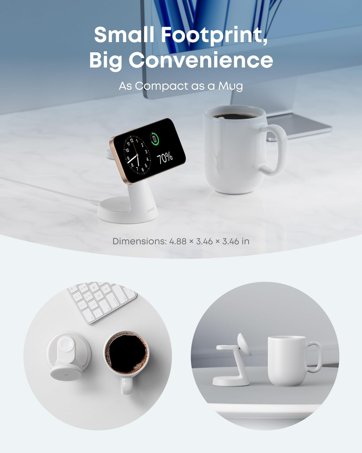 Anker MagGo Wireless Charging Station (3-in-1, Dock Stand) - The Coin Has A Say