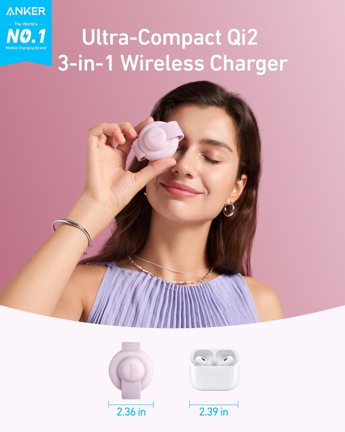 Anker MagGo Wireless Charging Station (3-in-1, Foldable Pad) - The Coin Has A Say