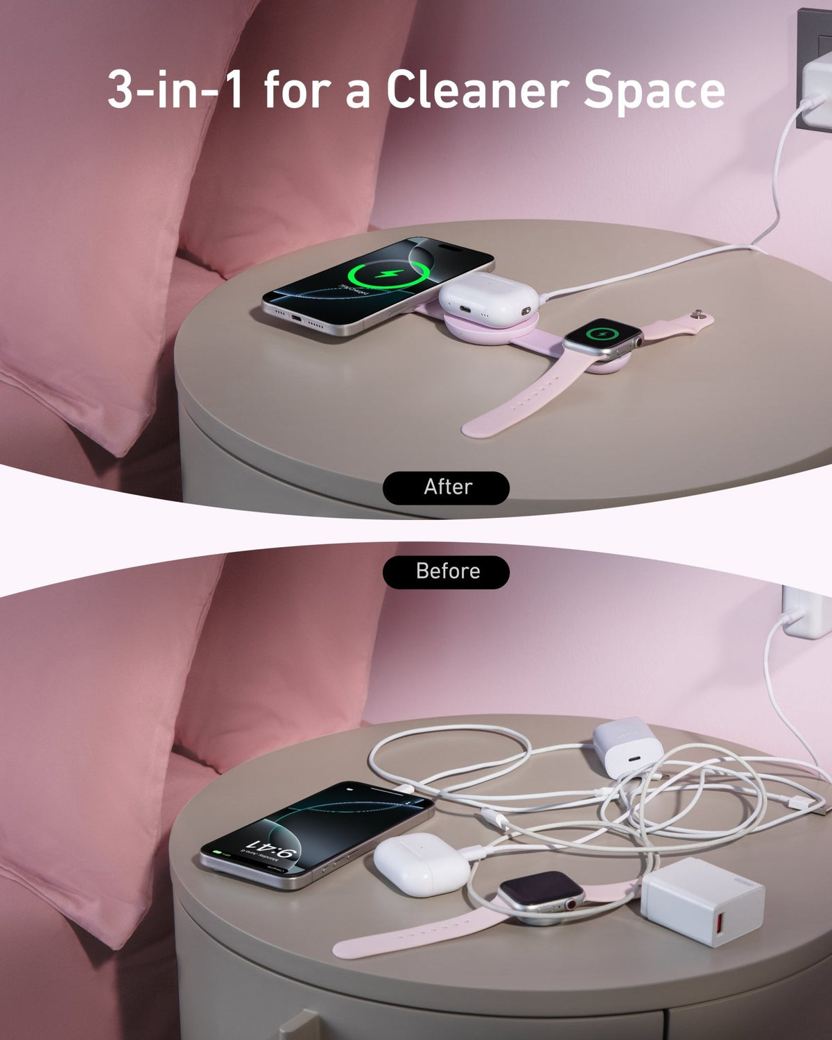 Anker MagGo Wireless Charging Station (3-in-1, Foldable Pad) - The Coin Has A Say