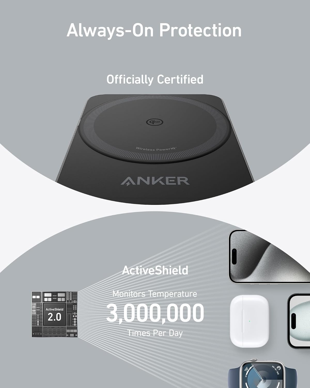 Anker MagGo Wireless Charging Station (Foldable 3-in-1) - The Coin Has A Say
