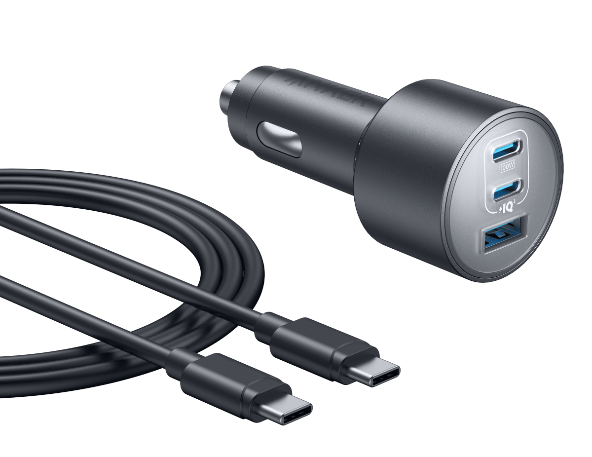 Anker Nano Car Charger (167.5W, 3 Ports) - The Coin Has A Say