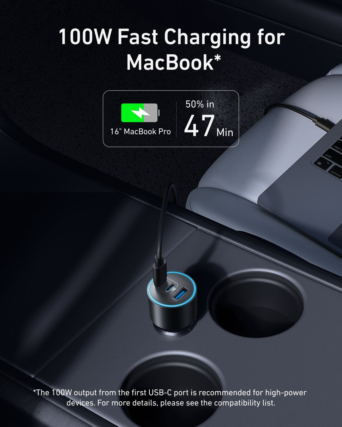 Anker Nano Car Charger (167.5W, 3 Ports) - The Coin Has A Say