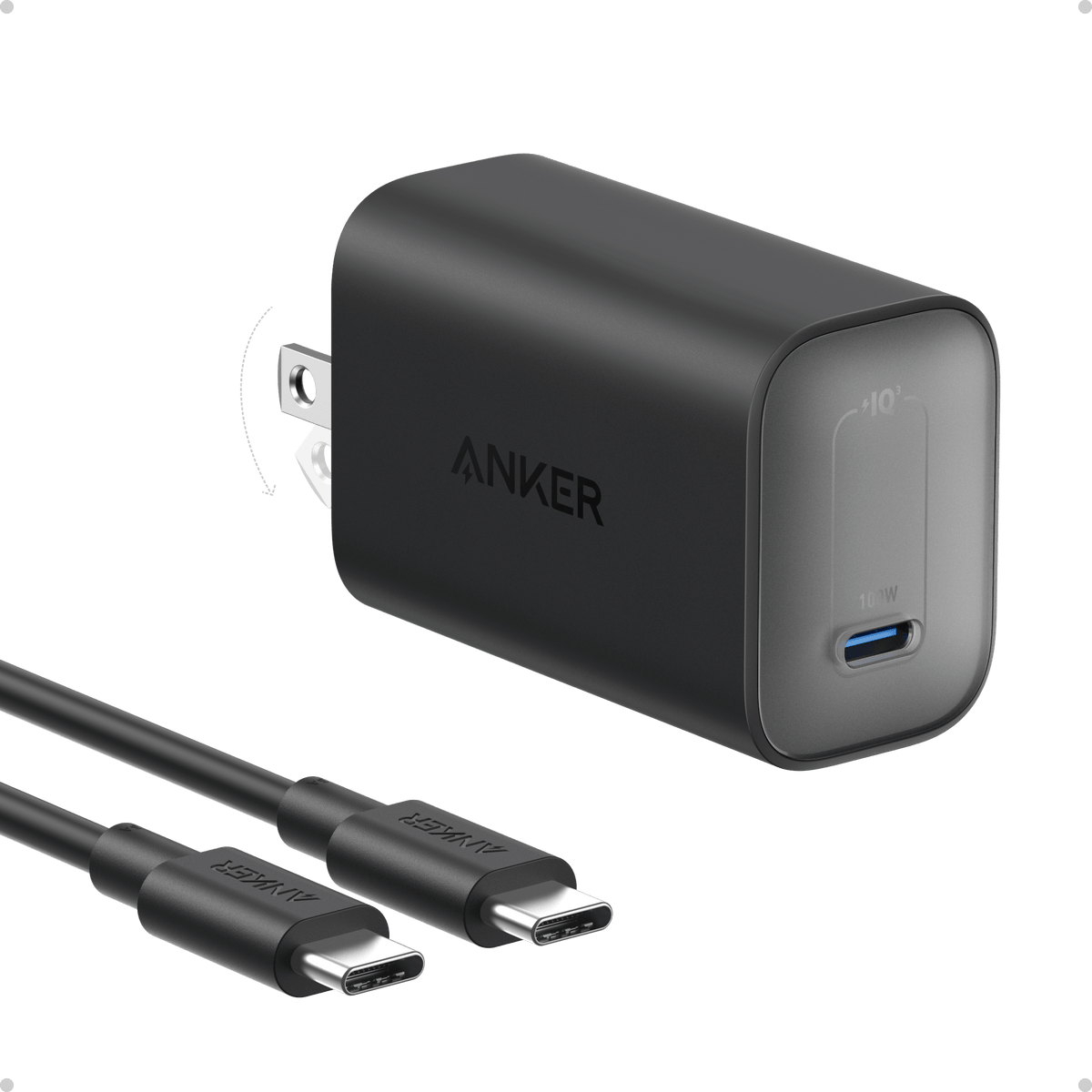 Anker Nano Charger (100W) with USB-C Cable - The Coin Has A Say
