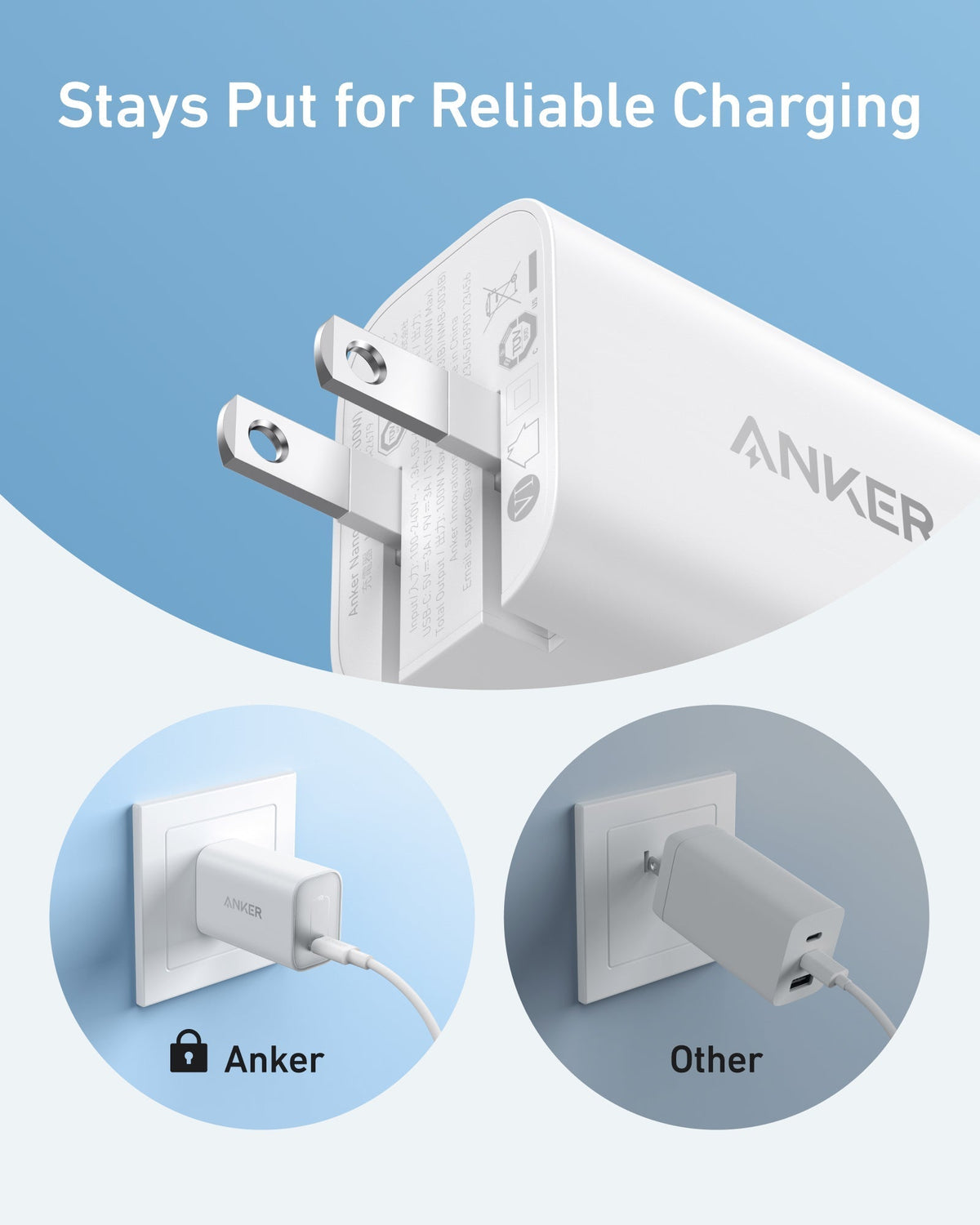 Anker Nano Charger (100W) with USB-C Cable - The Coin Has A Say