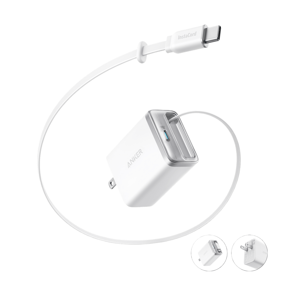 Anker Nano Charger (35W, Built-In Retractable USB-C Cable) - The Coin Has A Say
