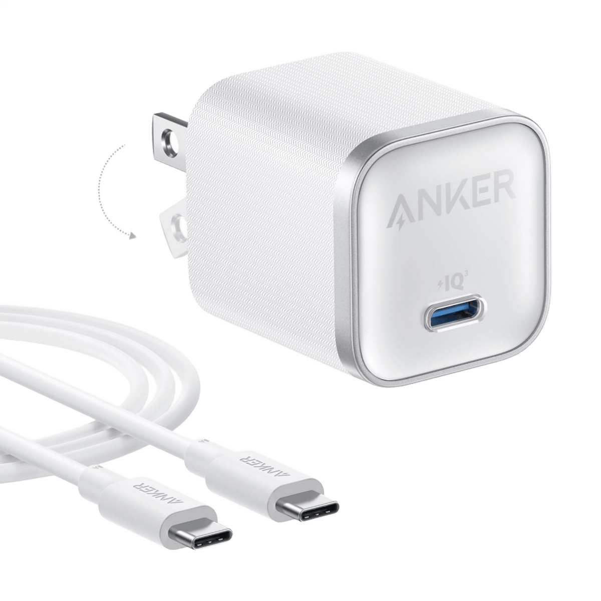Anker Nano Charger (45W) with USB-C to USB-C Cable - The Coin Has A Say