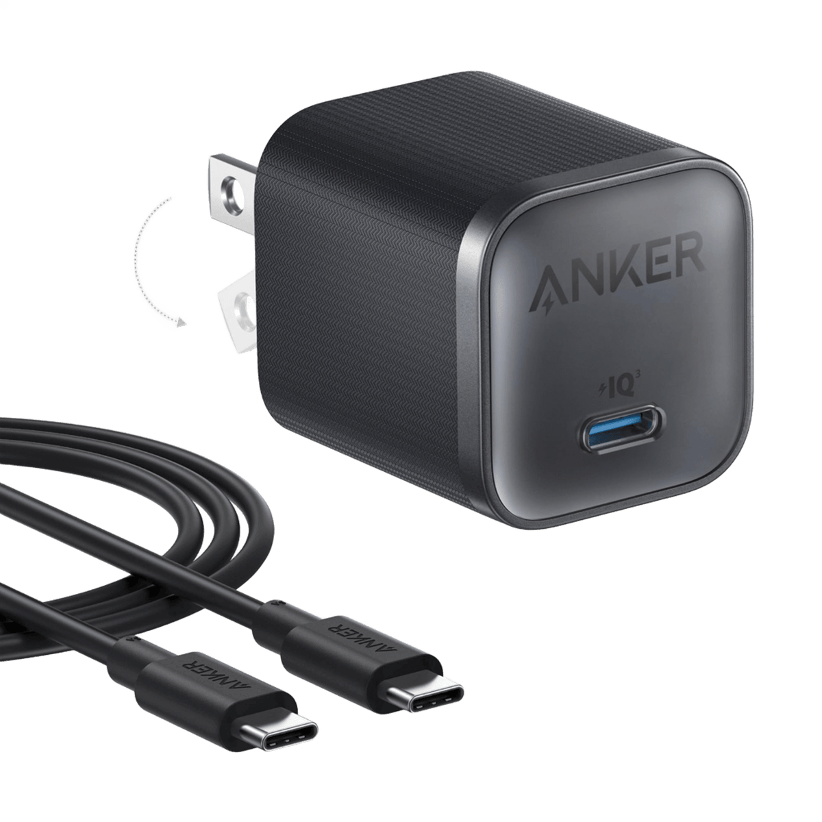 Anker Nano Charger (45W) with USB-C to USB-C Cable - The Coin Has A Say