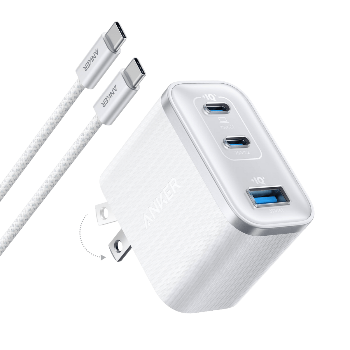 Anker Nano Charger (70W, 3 Ports) - The Coin Has A Say
