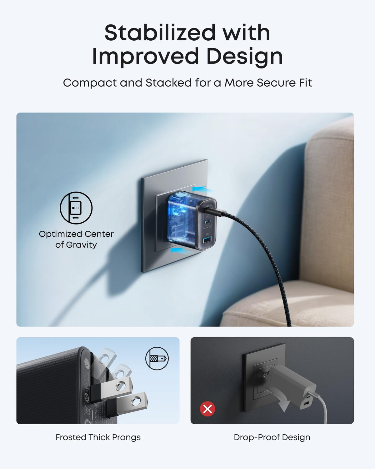 Anker Nano Charger (70W, 3 Ports) - The Coin Has A Say