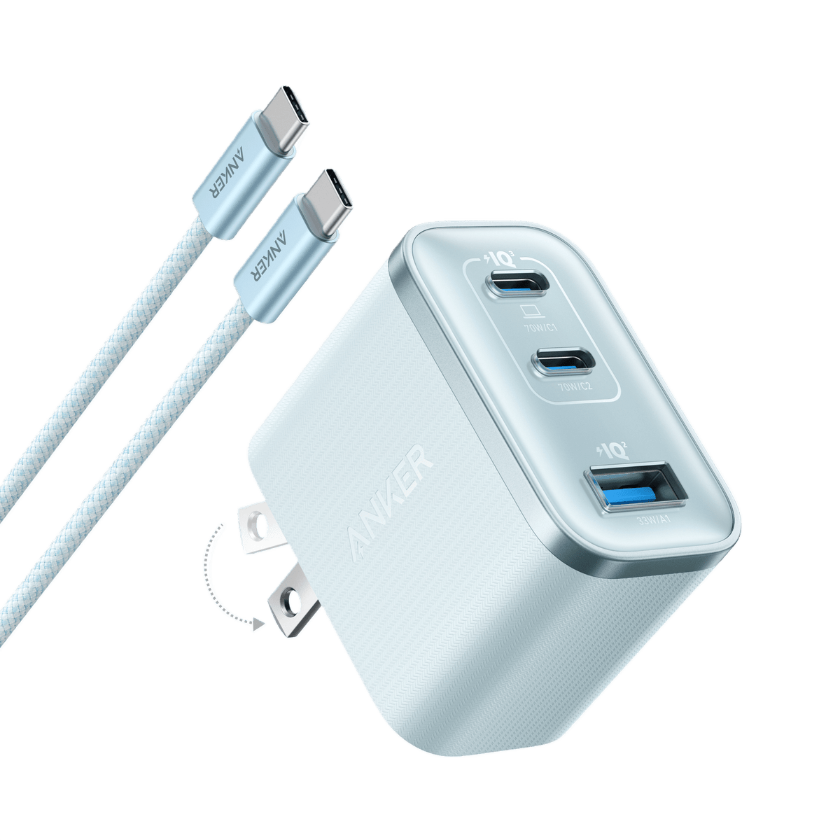 Anker Nano Charger (70W, 3 Ports) - The Coin Has A Say