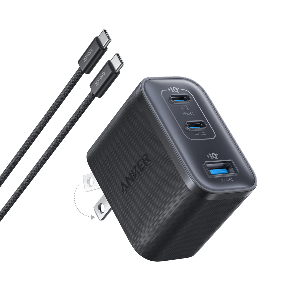 Anker Nano Charger (70W, 3 Ports) - The Coin Has A Say