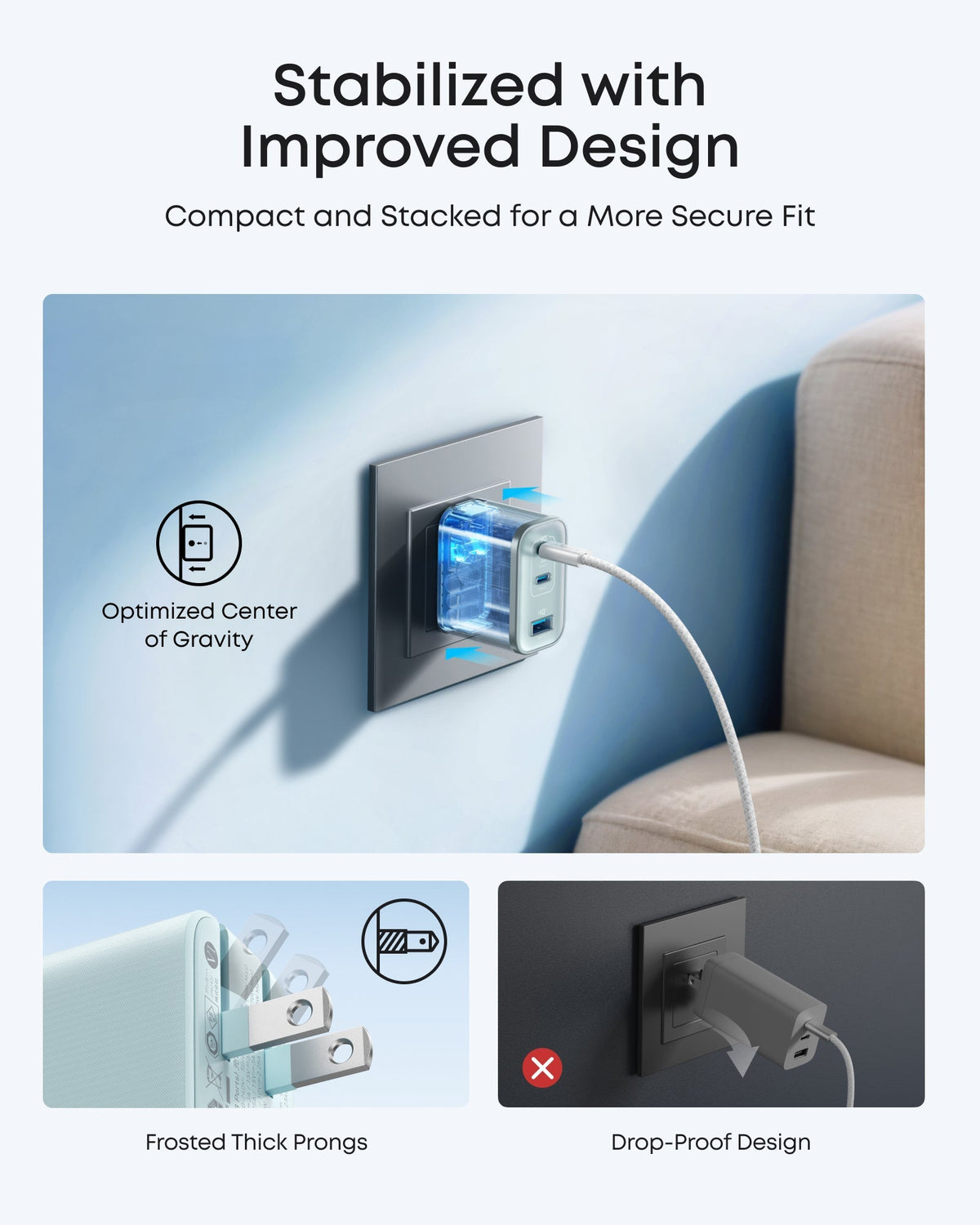 Anker Nano Charger (70W, 3 Ports) - The Coin Has A Say