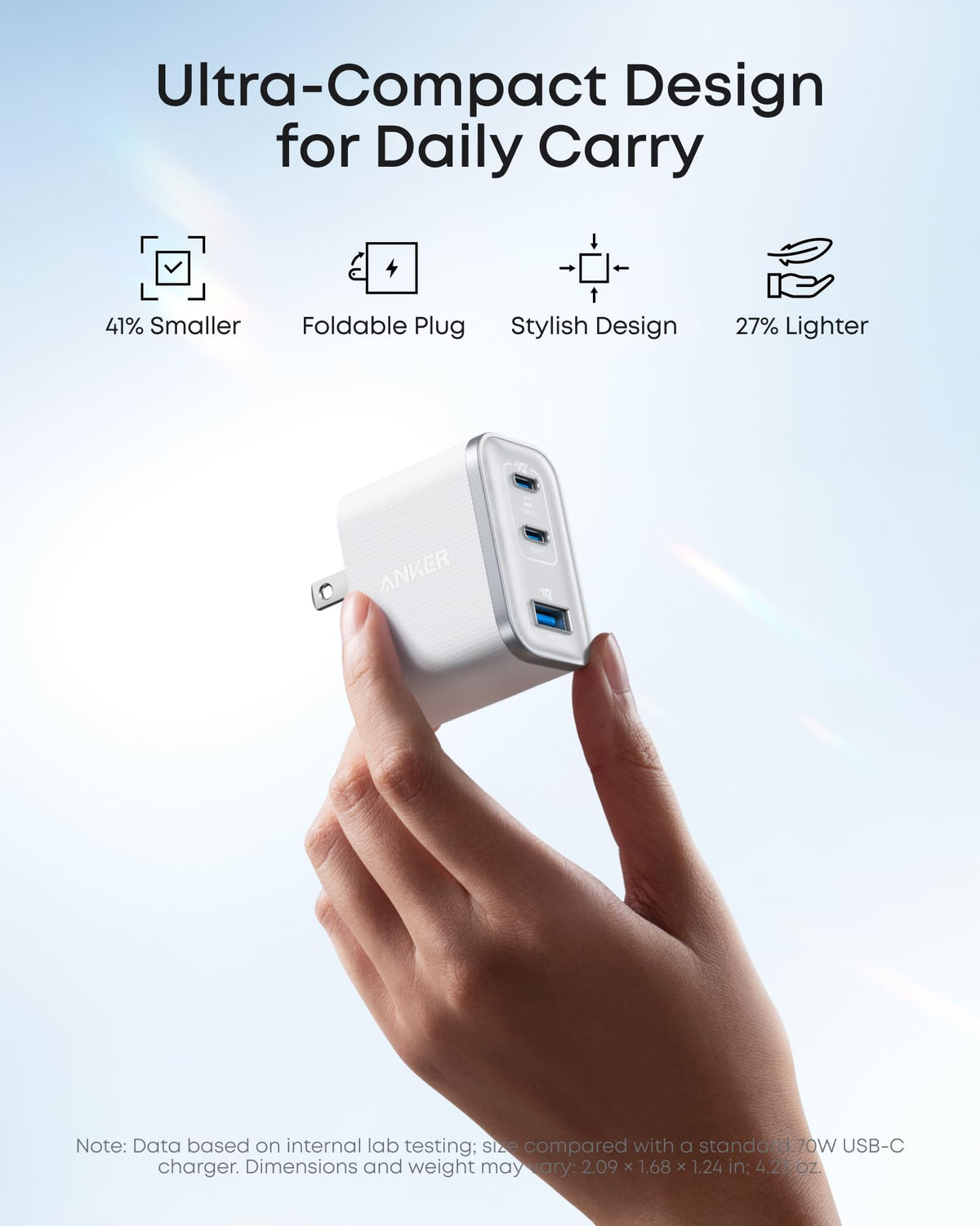 Anker Nano Charger (70W, 3 Ports) - The Coin Has A Say