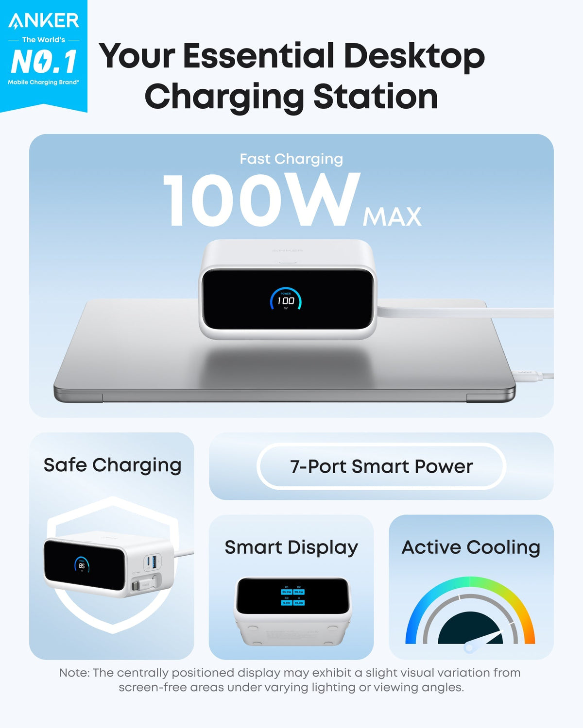 Anker Nano Charging Station (7-in-1, 100W) - The Coin Has A Say