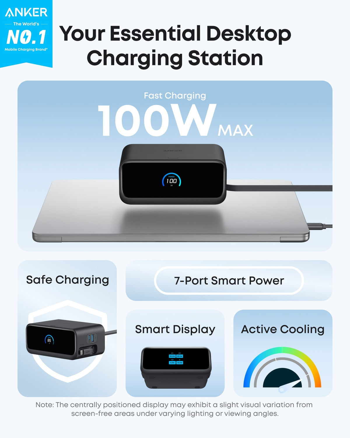Anker Nano Charging Station (7-in-1, 100W) - The Coin Has A Say