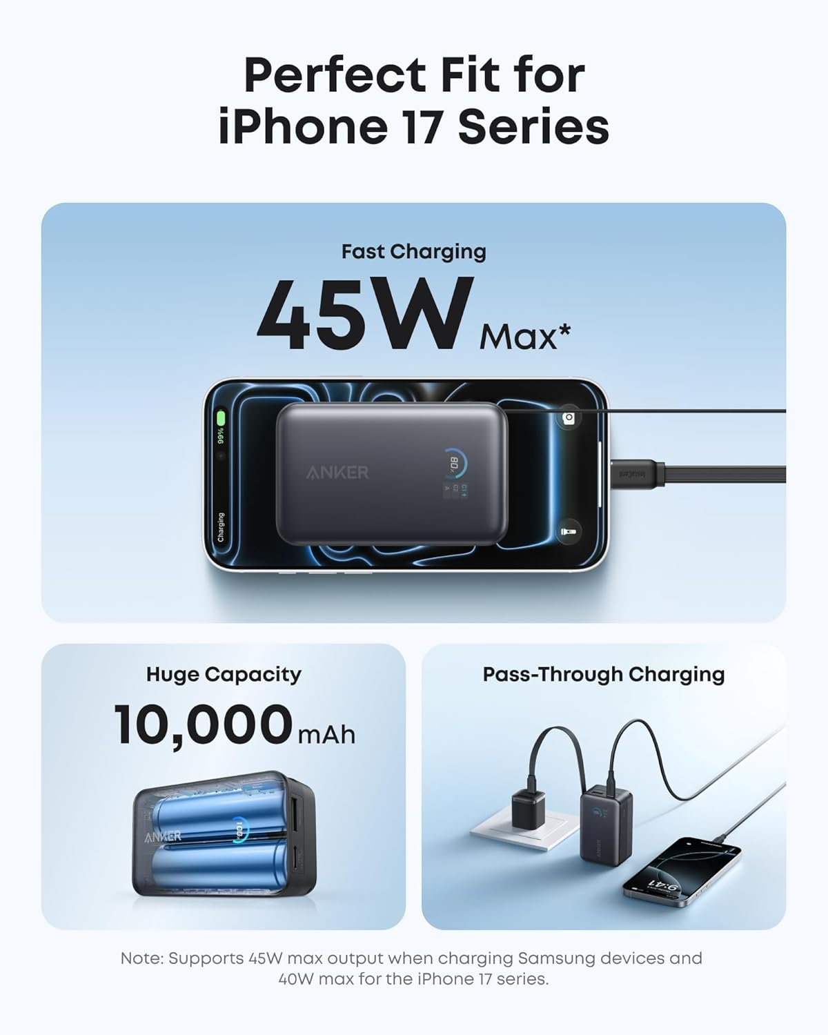 Anker Nano Power Bank (10K, 45W, Built-In Retractable USB-C Cable) - The Coin Has A Say