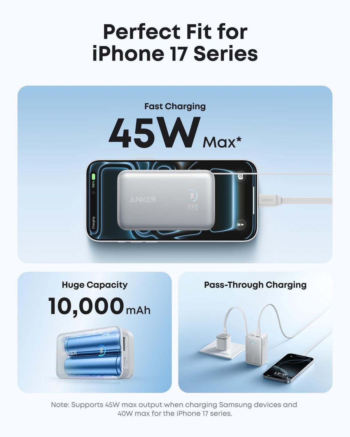 Anker Nano Power Bank (10K, 45W, Built-In Retractable USB-C Cable) - The Coin Has A Say