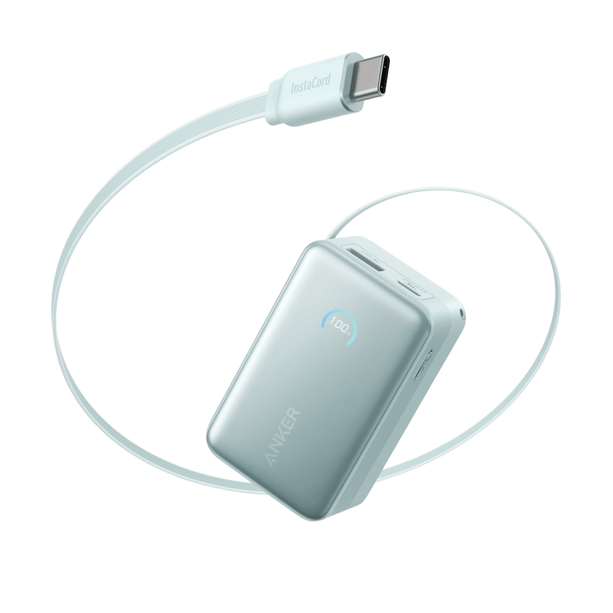 Anker Nano Power Bank (10K, 45W, Built-In Retractable USB-C Cable) - The Coin Has A Say