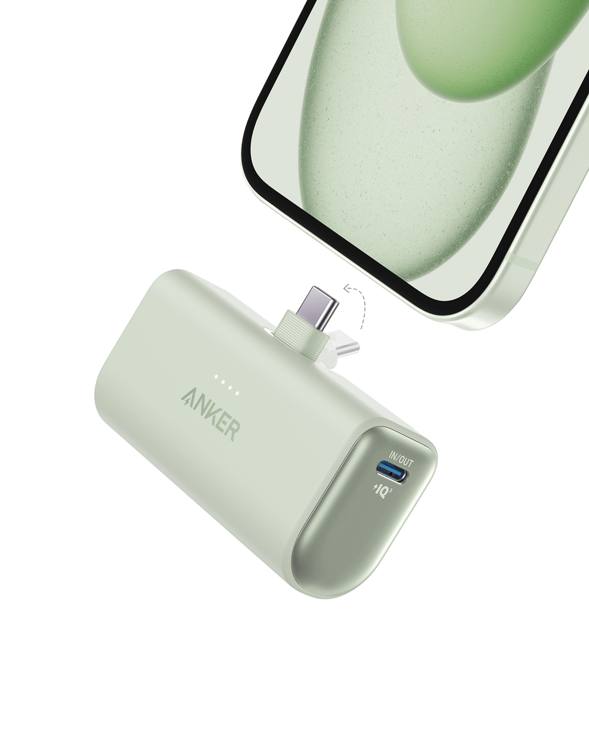 Anker Nano Power Bank (22.5W, Built-In USB-C Connector) - The Coin Has A Say