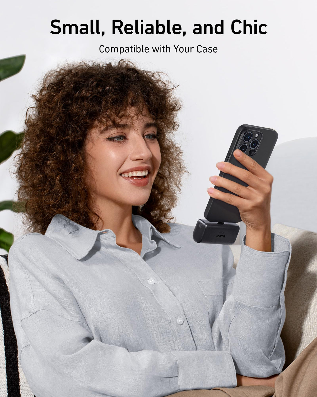 Anker Nano Power Bank (22.5W, Built-In USB-C Connector) - The Coin Has A Say