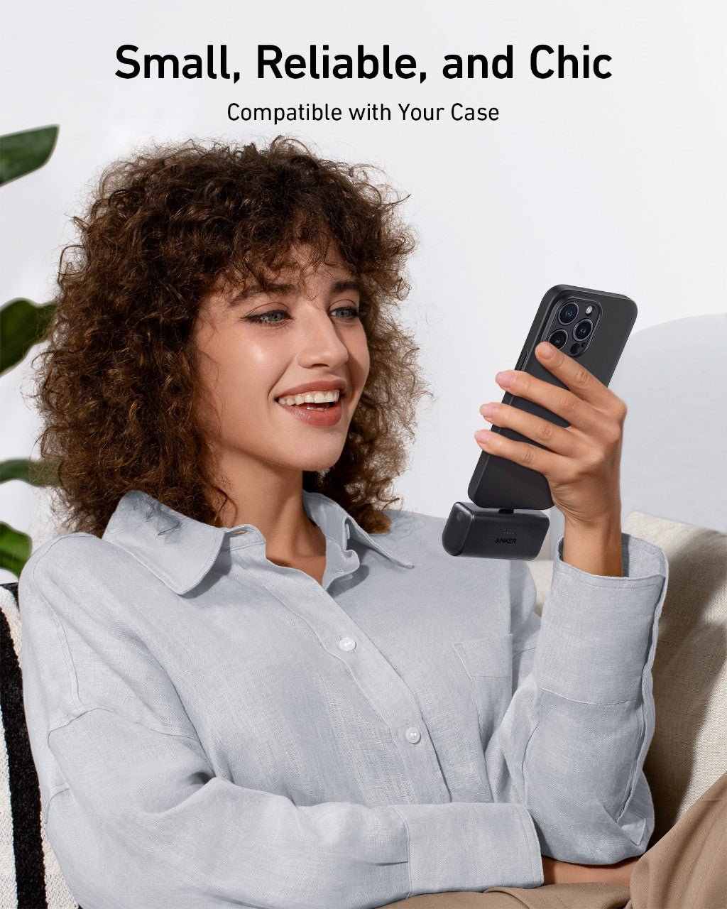 Anker Nano Power Bank (22.5W, Built-In USB-C Connector) - The Coin Has A Say