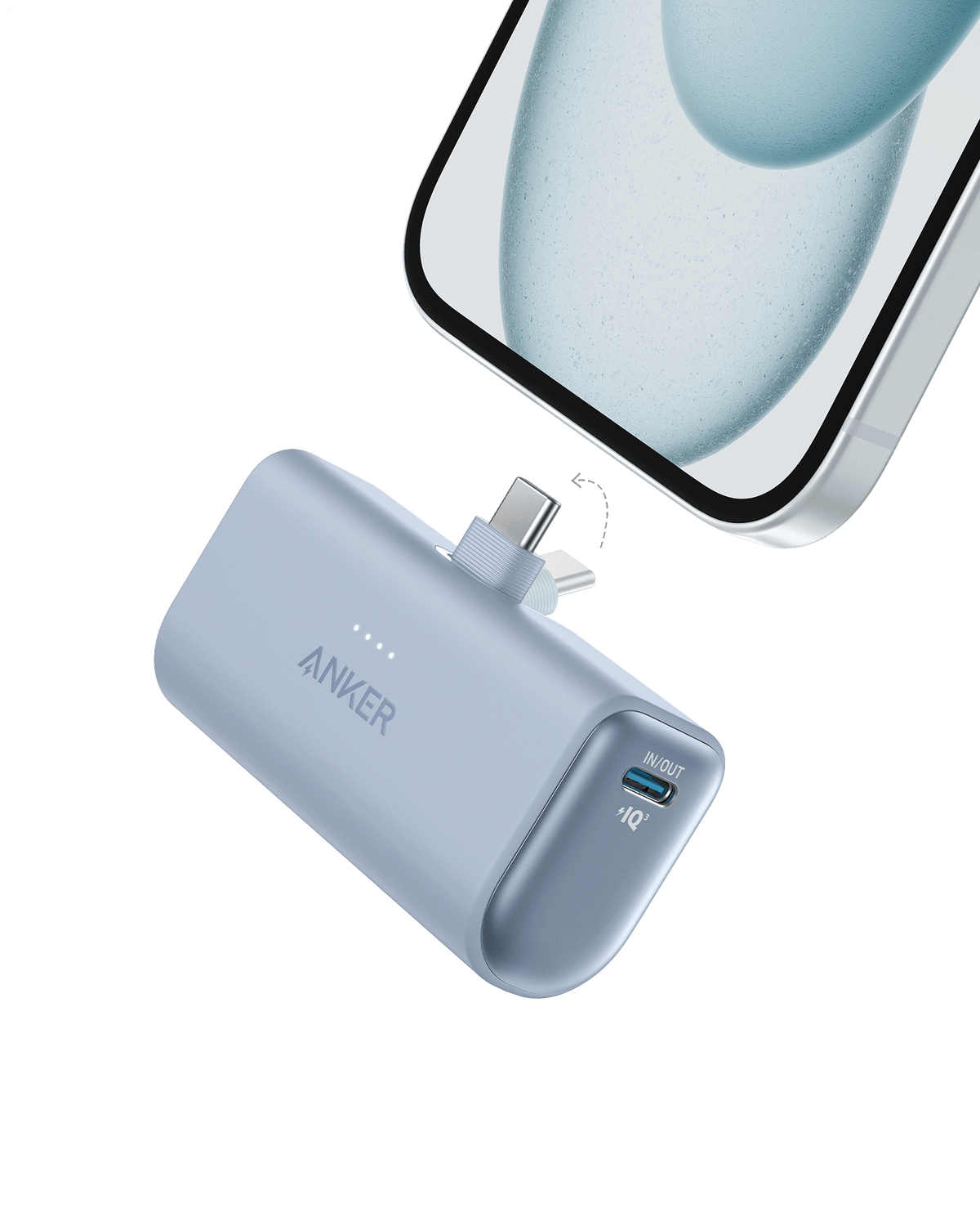 Anker Nano Power Bank (22.5W, Built-In USB-C Connector) - The Coin Has A Say