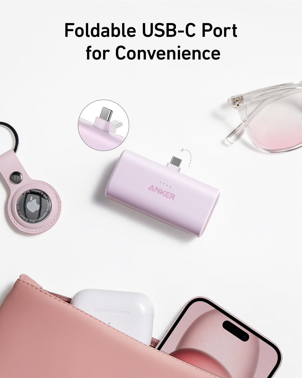 Anker Nano Power Bank (22.5W, Built-In USB-C Connector) - The Coin Has A Say