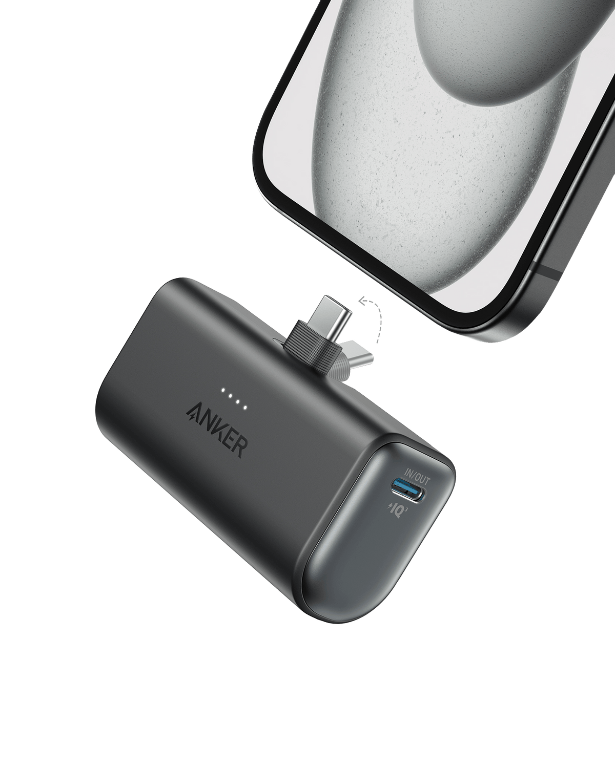 Anker Nano Power Bank (22.5W, Built-In USB-C Connector) - The Coin Has A Say