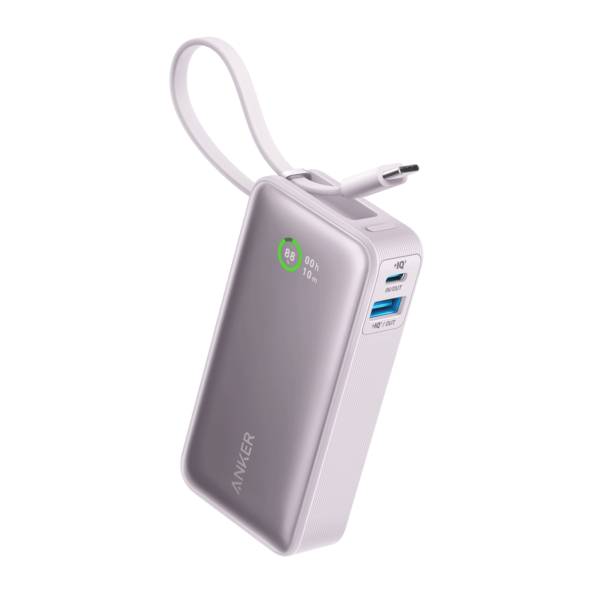 Anker Nano Power Bank (30W, Built-In USB-C Cable) - The Coin Has A Say